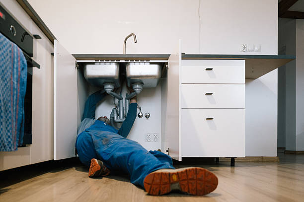 Professional Pipe Repair technician working in Lackey, VA